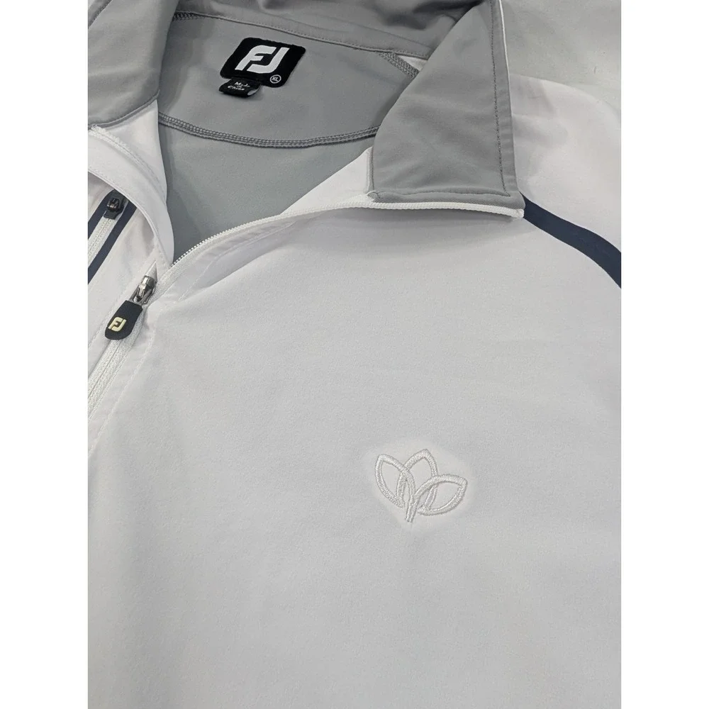 FJ Footjoy Wind Tech Pullover Performance Golf 1/4 Zip Guillardia Golf XL